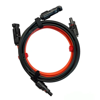 Подовжувальний кабель Solar Extension Cable MC4 довжиною 2 метри для сонячних панелей та до зарядних станцій EcoFlow
