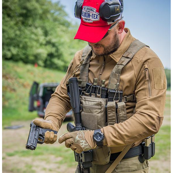 Перчатки тактические Helikon-Tex Range Tactical Gloves S Чорний-Сірий