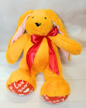 Игрушка мягкая Зайка Карамелька, 50см 0355