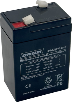 Тяговий акумулятор Grom AGM 5Ah 6V (СТ-00163959)