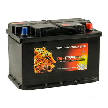 Батарея аккумуляторная G-Pard 12В 74Ач 720A(EN) R+(TRC07400) пр-во G-PARD