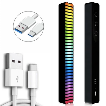 Настольная LED лампа RGB 5V Single Panel Bluetooth USB interface with app (Black) Epik (186480)