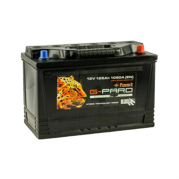 Батарея аккумуляторная G-Pard Fast 12В 125Ач 1050A(EN) R+(TRC125F00) пр-во G-PARD