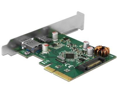 Karta rozszerzeń Delock PCI-Express do USB Type-C/Type-A (4043619902996)