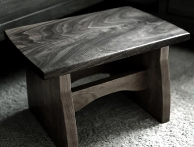 Скамеечка из дерева Ромен мокко (ТАБ-004410)