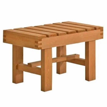 Скамеечка из дерева Тилигул 50х30х30 сиена (ТАБ-103605)