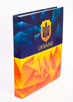 Папка-реєстратор iTEM, 4 кільця, 25 мм, А4, картонна, PP-покриття, повнокольорова, Україна (357/UK)