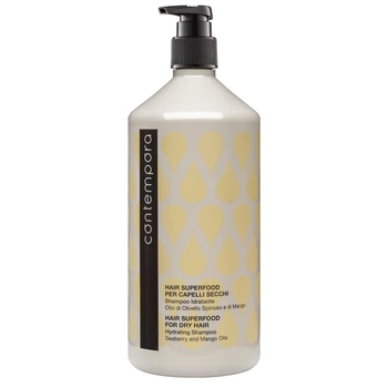 Зволожуючий шампунь з олією обліпихи та манго Contempora Hair Superfood For Dry Hair Hydrating Shampoo, 1000 мл