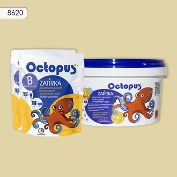 Затирка для плитки Octopus Zatirka жасминовая 8620 эпоксидная 2,5 кг