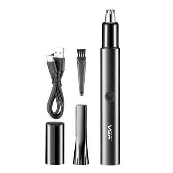 Триммер для носа ушей и окантовки 2 в 1 VGR V-615 Professional IPX4 аккумуляторный беспроводной 3 Вт USB зарядка