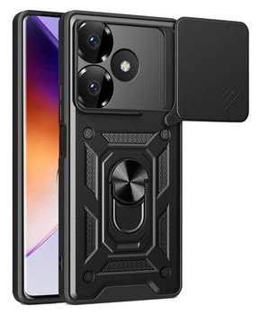 Чохол Camshield з кільцем-підставкою на Xiaomi Redmi 13 (4G) / black