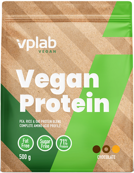 Протеїн VPLab Vegan Protein 500 г Шоколад (5060730361449)