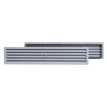 Пластмасова дверна решітка EUROPLAST VR459P (450x92mm) Сіра