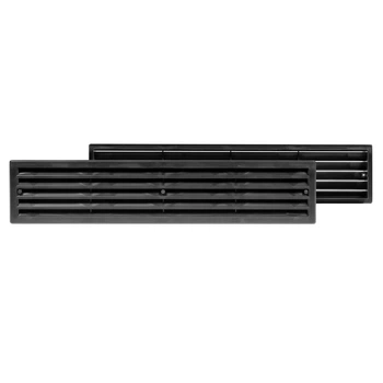 Пластмасова дверна решітка EUROPLAST VR459M (450x92mm) Чорна