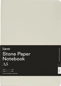 Записная книжка Karst Classic A5 144 страницы в клеточку Серый камень (754169024857)