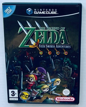The Legend of Zelda Four Swords Adventures, английская версия - диск Nintendo GameCube, Б/У
