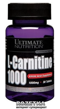 Жиросжигатель Ultimate Nutrition L-Carnitine 1000 - 30 таблеток (099071006035)