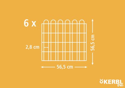 Клітка манеж для кроликів Kerbl 56.5 х 56.5 см 82704 (4018653827048)