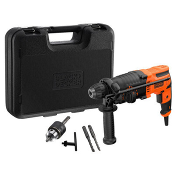 Перфоратор Black&Decker SDS-Plus, 650 Вт, 1.6 Дж, 3 режима, кейс, 3.57 кг (BEHS01)