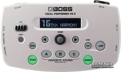 Вокальный процессор Boss VE-5 White (VE5WH)