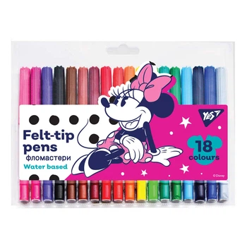 Фломастери YES 18кол. 650493 Minnie Mouse /650493/