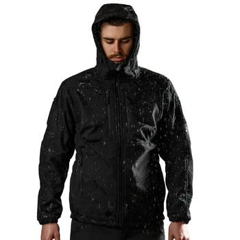 Куртка Marsava Stealth SoftShell Jacket чорна розмір 2XL