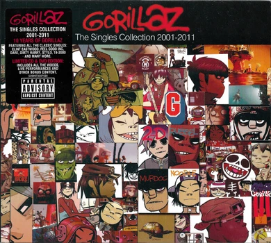 Музичний CD диск Gorillaz – The Singles Collection 2001-2011 cd+dvd (Фірмовий)