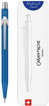 Механический карандаш Caran d'Ache 844 Colormat-X 0.7 мм Синий В кейсе (7630002353441)