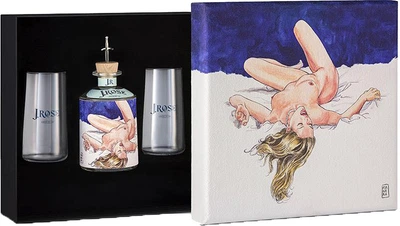 Джин J. Rose London Dry Artisan Gin JR03 0.7 л 43% + 2 бокала (8057711492015)