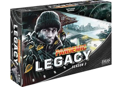 Настольная игра Z-MAN GAMES Пандемия: Наследие. Сезон 2 (черная коробка) (Pandemic Legacy: Season 2 (Black Version)) (англ.) (ZM7172)