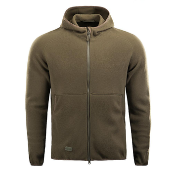 Военная кофта M-Tac Lite Microfleece Hoodie Army Olive M