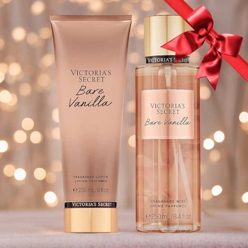 Подарунковий набір Victoria's Secret Bare Vanilla Fragrance Mist + Lotion (26468778-26625317)