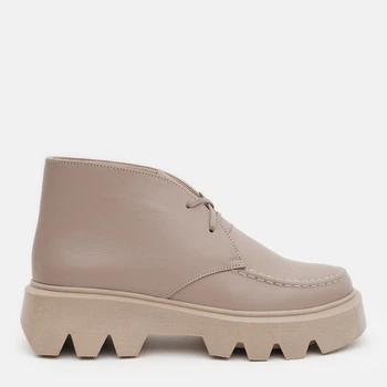 Женские демисезонные ботинки кожаные низкие Ashoes 2859/3 39 25 см Капучино (ROZ6501005234)