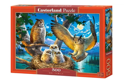 Пазл Castorland puzzle Сім'я сов, 500 ел. (B-53322)