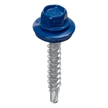 Саморез кровельный Easyfix для дерева 4,8x35 RAL5010 синий 250 шт.