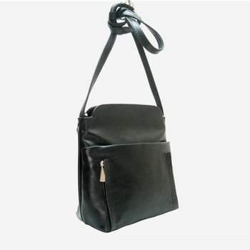 Сумка планшет через плечо женская из натуральной кожи маленькая ARTiS Bags 581 4620 Черная (6501013915)