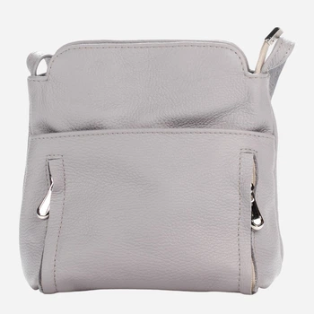 Сумка кросс-боди через плечо женская из натуральной кожи маленькая ARTiS Bags 581 4829 Серая (6501014236)