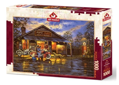 Пазл ART PUZZLE Мотоциклист, 1000 эл. (5190)