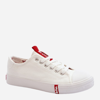 Trampki damskie materiałowe Lee Cooper LCW-24-31-2239 37 Białe (5904292147830)