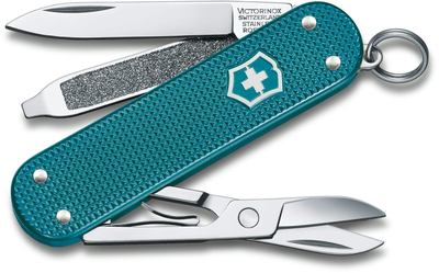 Ніж Victorinox Classic SD Alox Colors Wild Jungle Vx0.6221.242G 58 мм/5 функцій/бірюз.