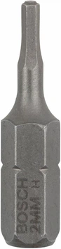 Бита Bosch Extra Hart HEX2, 25 мм, 3 шт (2607001718)