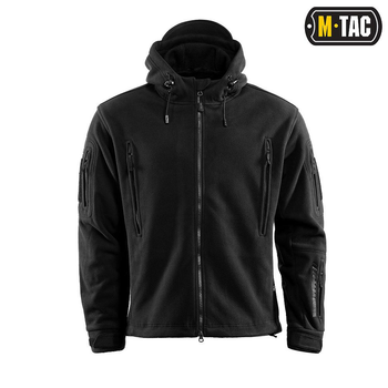 Тактическая куртка M-Tac флисовая Windblock Division Gen.II Black черная 3XL