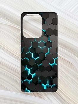 Чехол на Xiaomi Redmi 13 Соты 3D (принт 357)