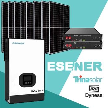 Солнечная электростанция Esener 5 кВт с аккумуляторами Dyness B4850 4.8 кВт