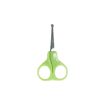 Ножницы маникюрные безопасные MGZ-0715(Green) зеленый
