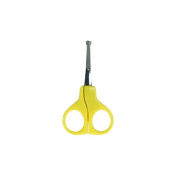 Ножницы маникюрные безопасные MGZ-0715 (Yellow) желтый
