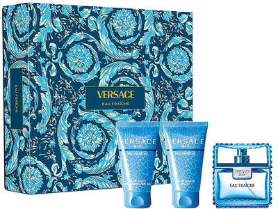 Zestaw męski Versace Woda toaletowa 50 ml + Żel pod prysznic 50 ml + Balsam po goleniu 50 ml (8011003889174)