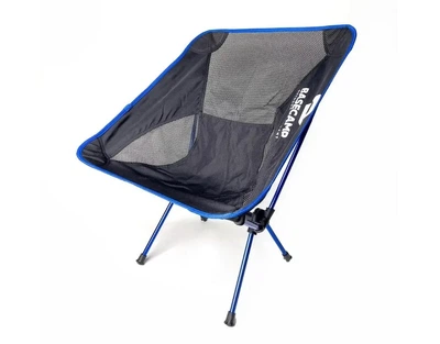 Кемпінгове крісло BaseCamp Compact, 50x58x56 см Чорний-Синій
