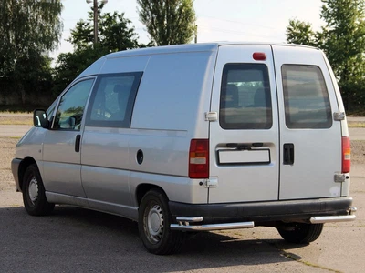Задние двойные уголки AK003-double (нерж) для Citroen Jumpy 1996-2007 гг