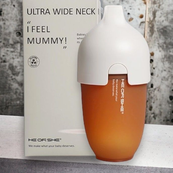 Пляшечка антіколікова HEORSHE Bottle - Grey, 240 мл
